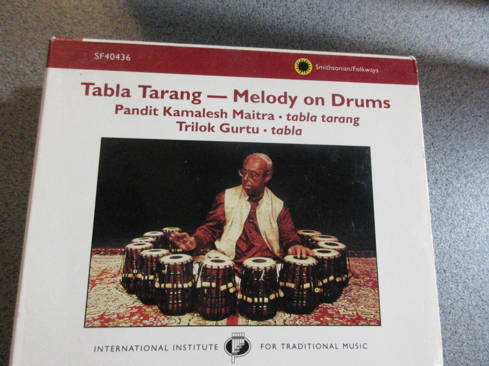 Tabla Tarang Melody on Drums World's Musical Traditions 10.. Gurtu Tabla cd CDs