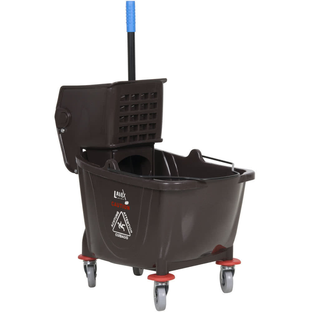 Industrial Lavex Janitorial Grey 36 Quart Mop Bucket /& Wringer Combo Gray Color