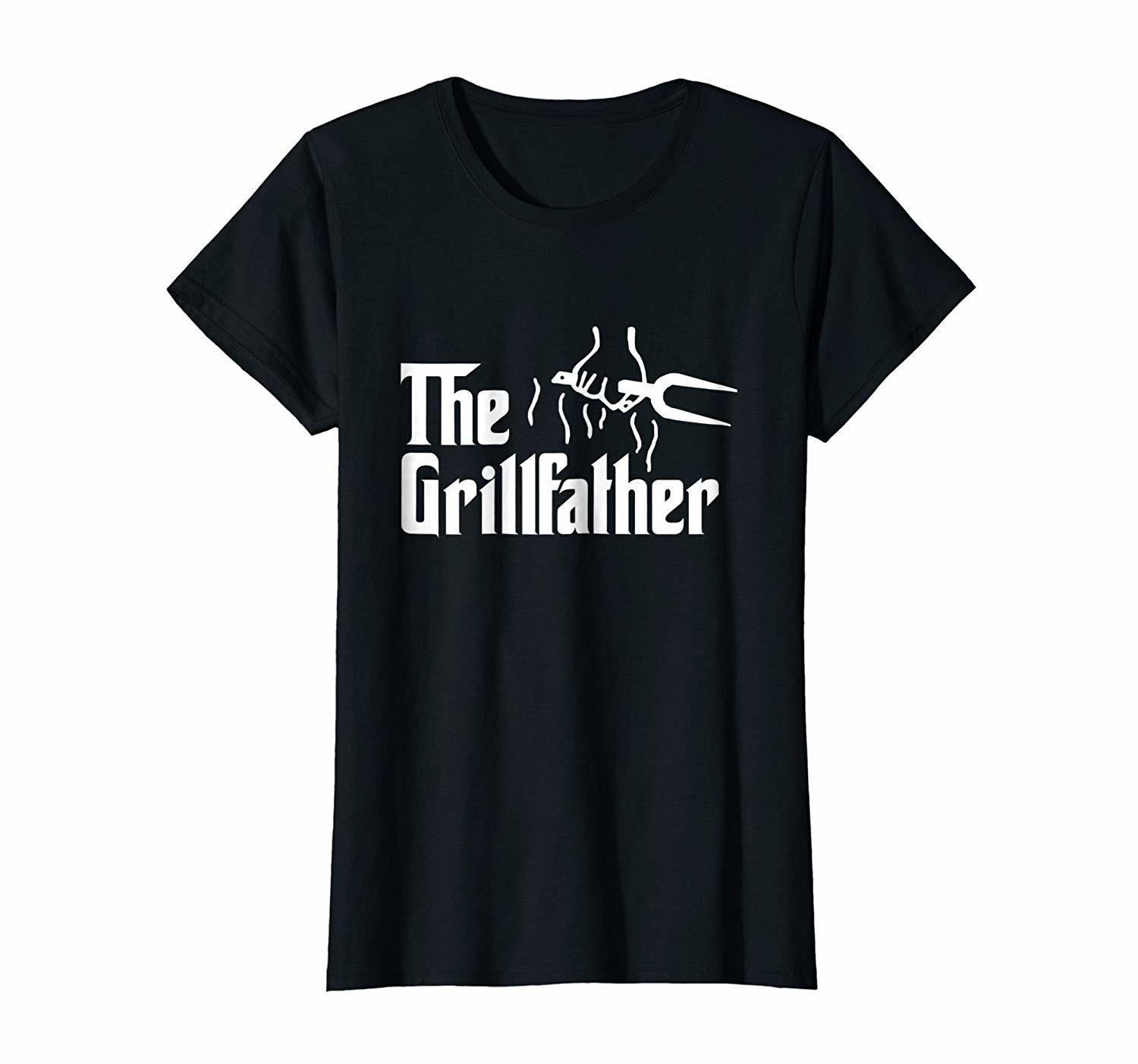 Funny Shirt - The Grillfather Funny BBQ Dad BBQ Grill Dad Grilling T ...