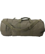 ARMYU Cotton Canvas Large Shoulder Duffle Bag Olive Drab Tote with Straps - $52.99