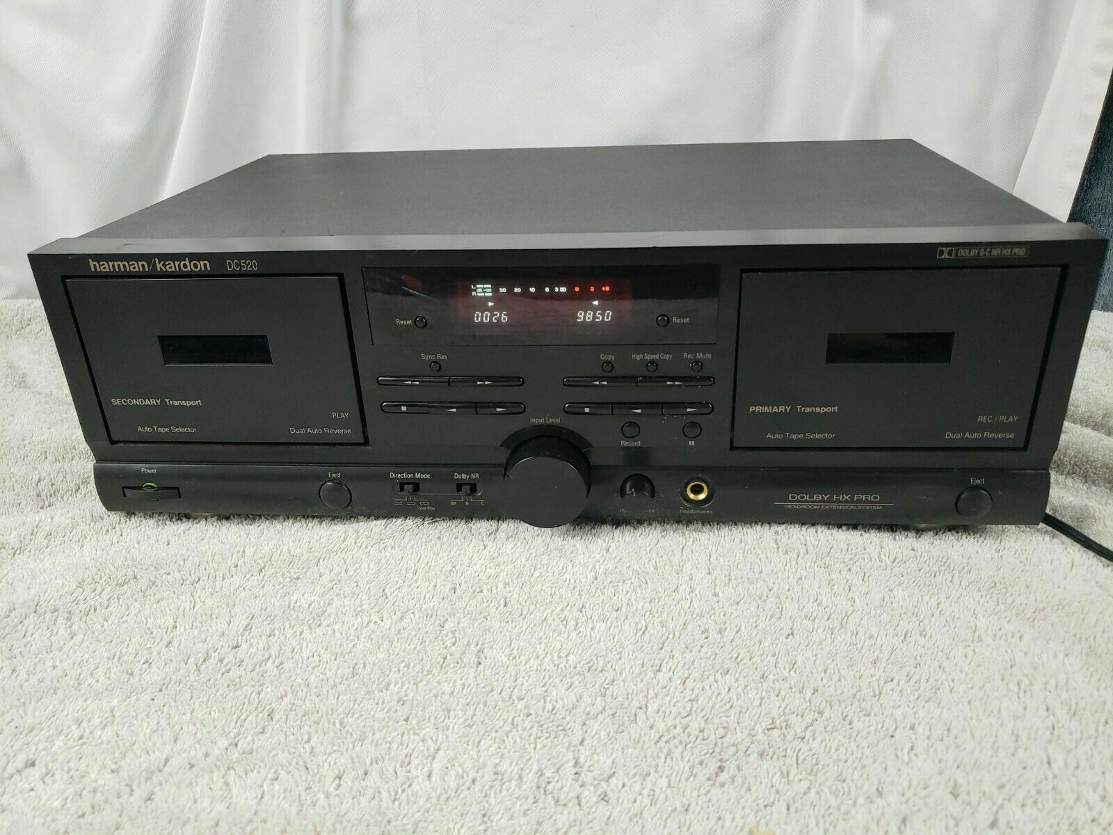 Harman Kardon DC520 Cassette Player Parts And Repair Cassette Tape Decks