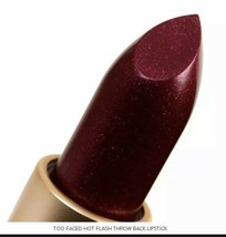 New Too Faced Metallic Sparkle Lipstick BNIB  “Hot Flash” FAST SHIPPING - $9.90