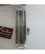 Vintage MCM Chaney Tru-Temp Indoor Outdoor Thermometer Unused Works Orig... - $29.69