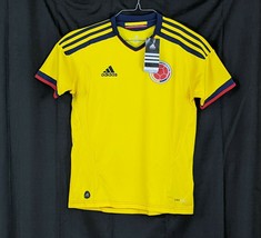 Adidas Colombia Futbol Soccer Jersey ClimaCool Boy's Youth Size Large - $29.95