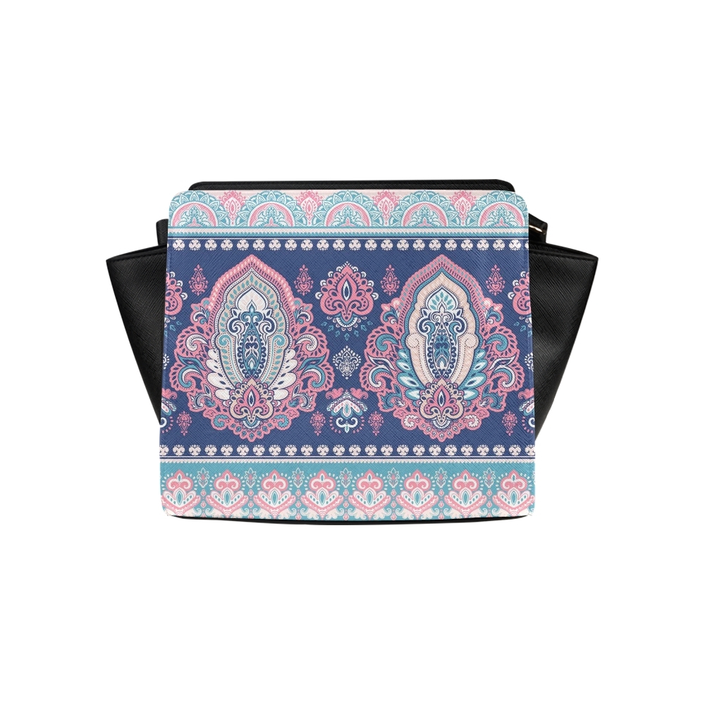 Indian Floral Paisley Pattern Design Satchel Bag Crossbody Bags Travel
