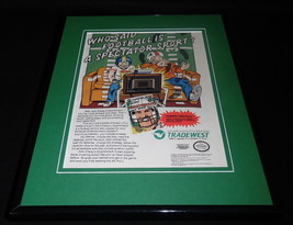 John Elway's QB 1989 NES Nintendo 11x14 Framed ORIGINAL Vintage Advertisement