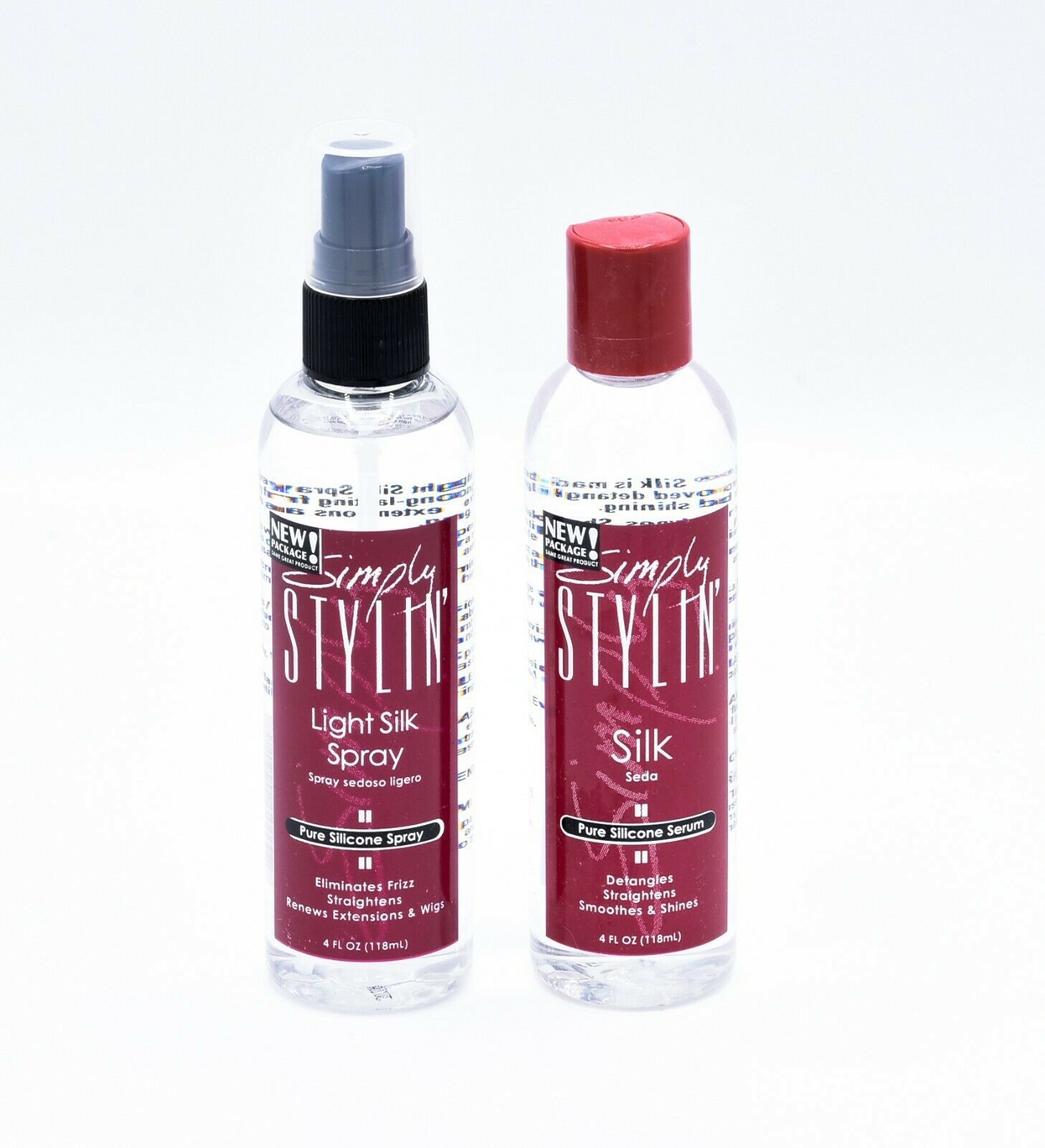 SIMPLY STYLIN' Pure Silicone Light Silk Spray, Silk Serum, or Combo! New