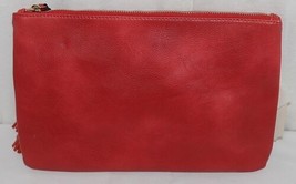 Handbag Republic Brand HG0024 Red Vegan Womens Purse With Large Tassel Detail image 2