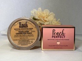 Too Faced Peach Perfect Mattifying Loose Setting Powder Translucent Caramelized - $24.70