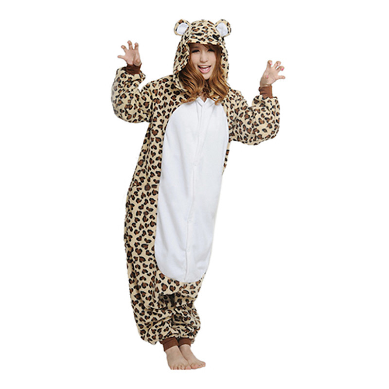Adults' Kigurumi Pajamas Bear Onesie Pajamas Polar Fleece Brown Cosplay For Men
