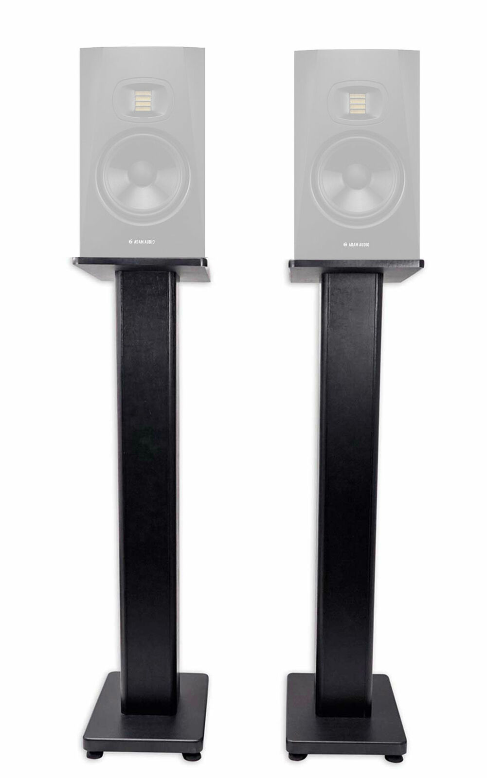 (2) Rockville 28 Studio Monitor Speaker Stands For ADAM Audio T7V Monitors