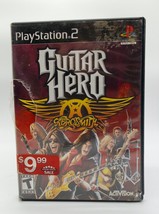 Guitar Hero: Aerosmith (Sony PlayStation 2) Complete Manual Game Case PS... - $11.77