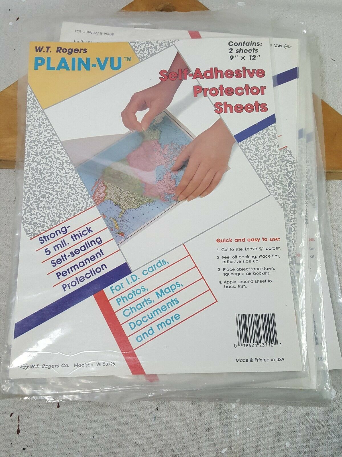 LOT of 7 Packages Clear Laminating Sheets 9 x 12 New Sealed 14 sheets