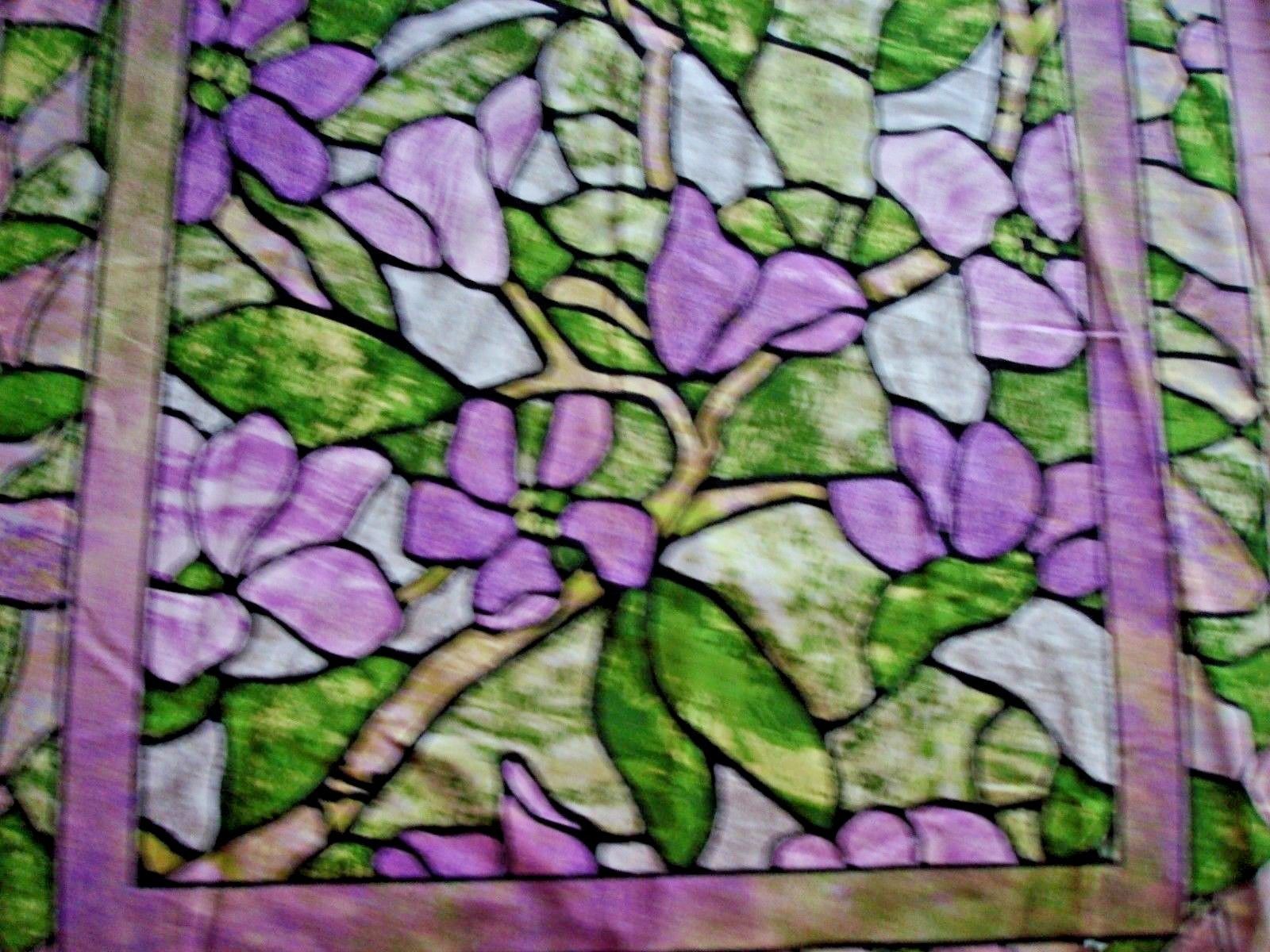 Stain Glass Fabric Panel, Northcott Stonehenge 100 Cotton by Linda