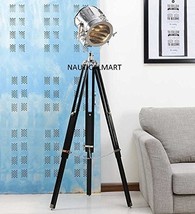 NAUTICALMART CLASSICAL NICKEL FINISH TRIPOD TRIPOD LAMP