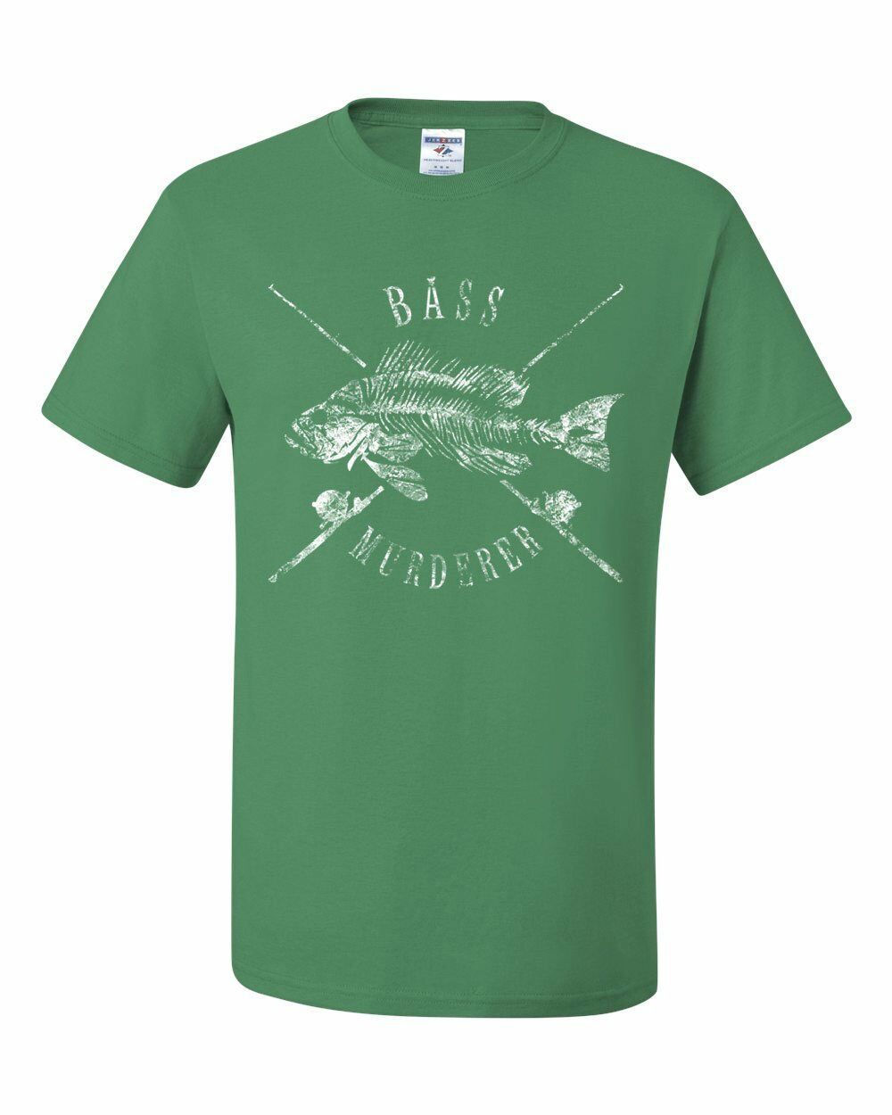 Bass Murderer T-Shirt Funny Mass Murderer Parody Fishing Tee Shirt - T ...