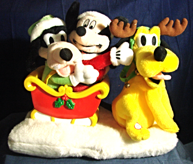 pluto christmas plush