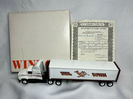1991 Diecast Winross Camel ExpressTruck Cab &amp; Trailer Toy Vehicle In Box... - $29.95