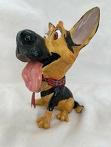 Little Paws German Shepherd Dog Figurine Sculpted Pet 314-LP-SAS Humorous image 2