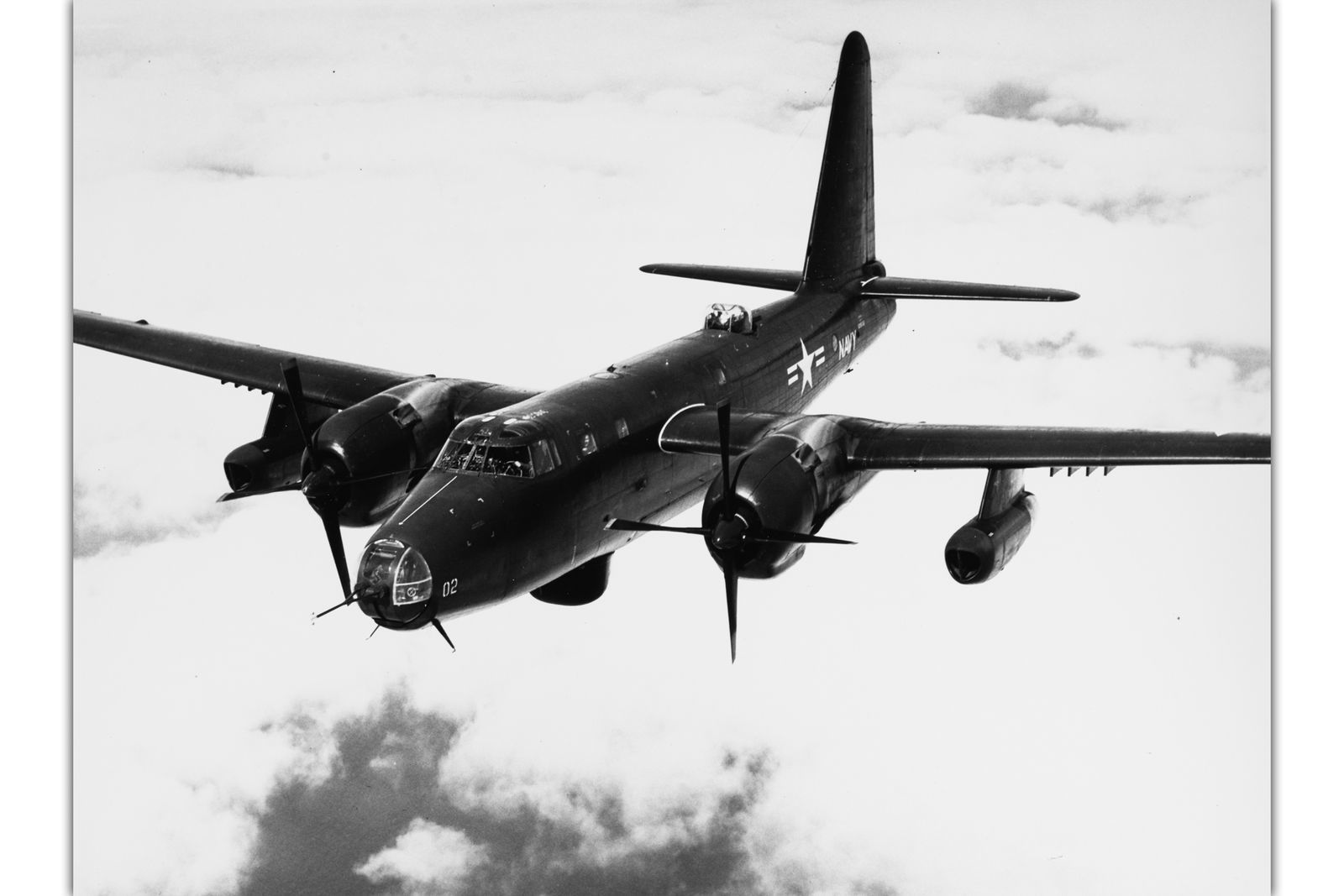 Lockheed P2V 6 Neptune Flying on Jets Only in 1952 Posters & Prints