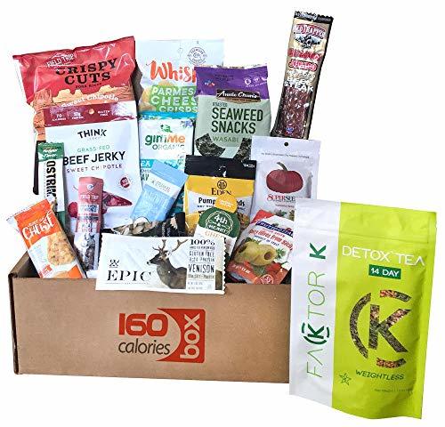 Deluxe Low Carb KETO Healthy Snacks Care Package Box: Ketogenic Diet ...