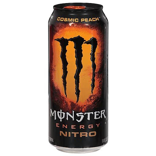 Monster Energy Cosmic Peach Nitro Energy Drinks 6 16 Fl oz Cans