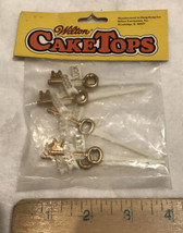 Vintage New Sealed Wilton Cake Tops Good Luck Key Manufactured In Hong Kong - $23.38