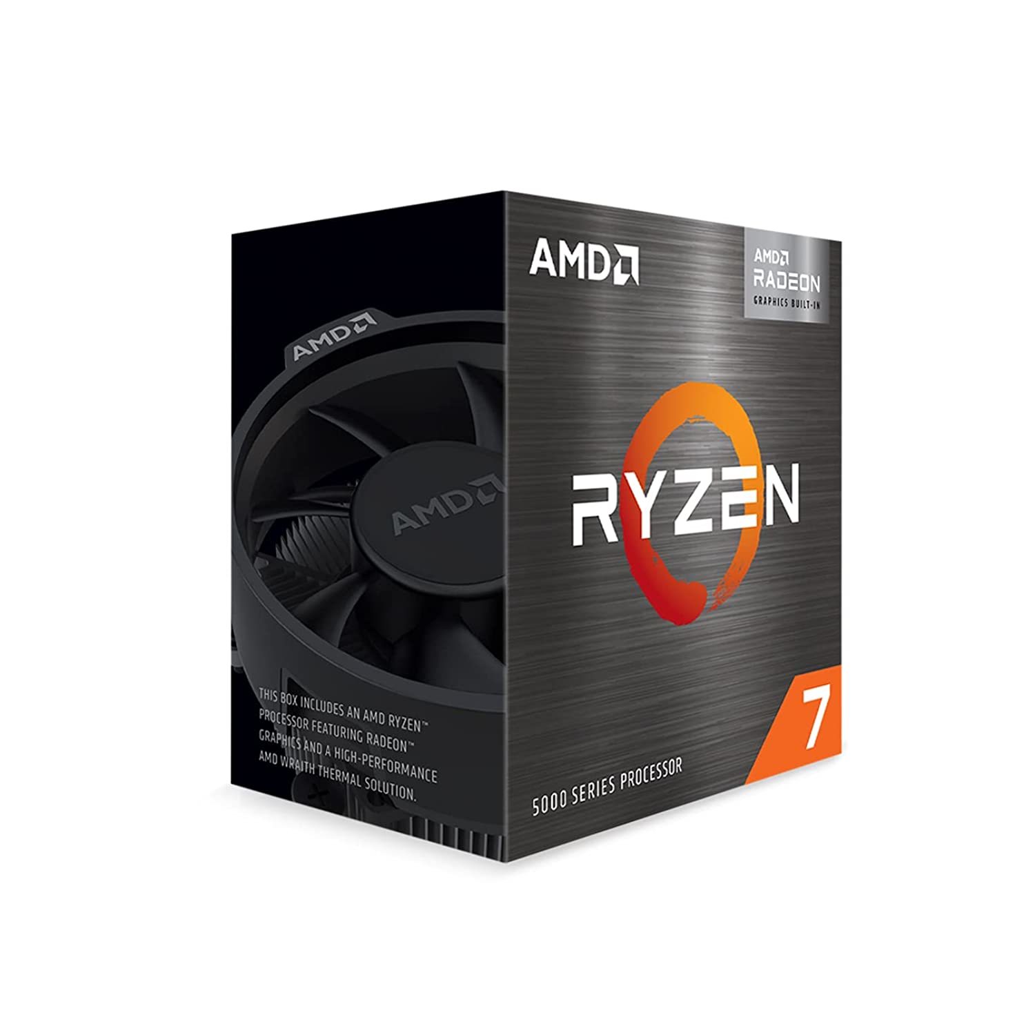 AMD Ryzen 7 5700G 8-Core, 16-Thread Unlocked Desktop Processor with Radeon Graph