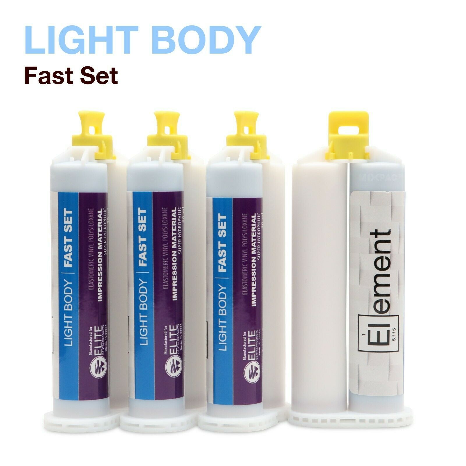 element-light-body-vps-pvs-dental-impression-material-fast-set-50ml