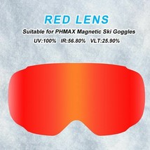 Magnetic Ski Goggle Lens Anti-Fog UV400 Quickly Replacement Multiple Col... - $15.47+