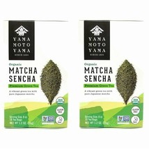 2 BOX Japanese Yamamotoyama Organic Matcha Sencha Premium Green Tea Total 2.4 oz - $20.78