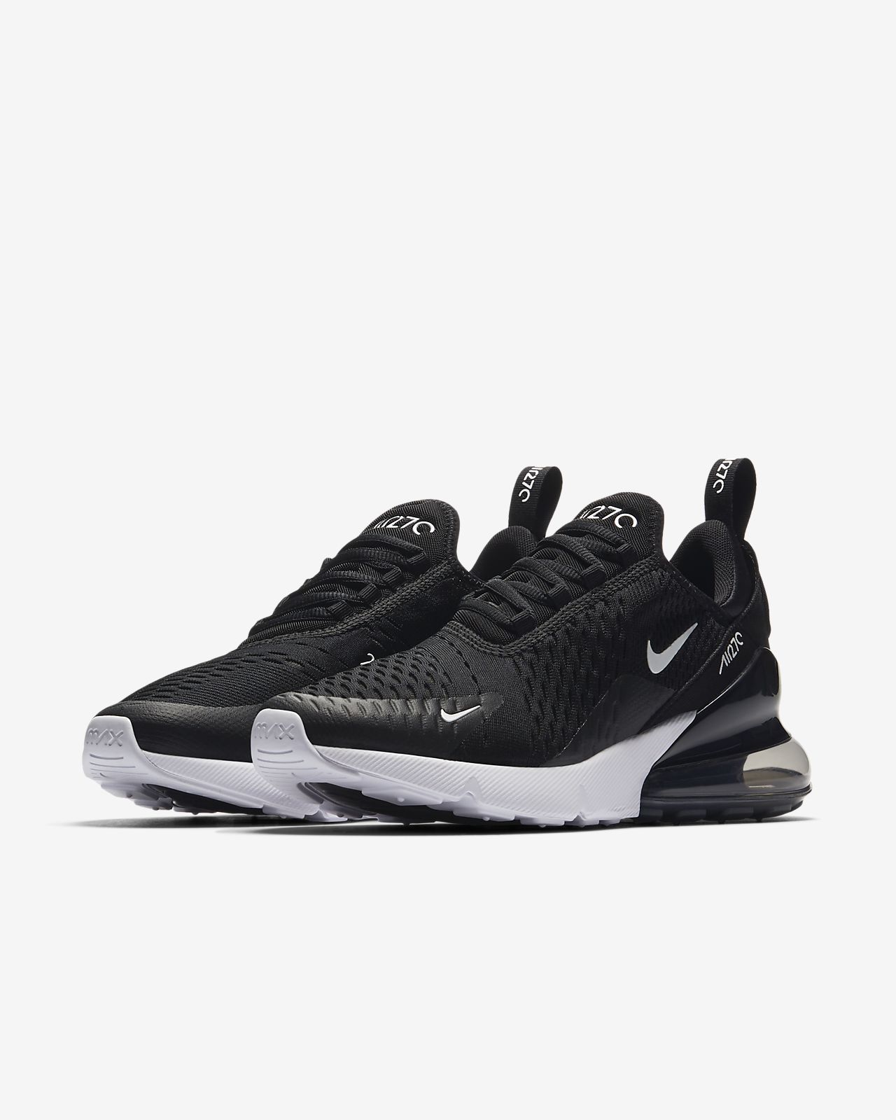 nike women air max 270 pure platinum black aurora green