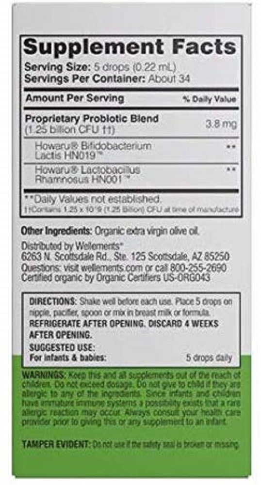 wellements probiotic drops