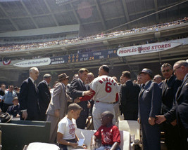 President John F. Kennedy with Stan Musial at MLB All-Star Game 1962 Photo Print - $8.81+