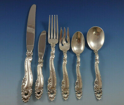 Primary image for Decor by Gorham Sterling Silver Flatware Set 12 Service Dinner Size 73 Pieces