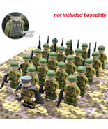 21pcs/set WW2 Allied Army US Troops Military Officer Soldiers Minifigure... - $29.99