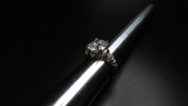 Genuine JUDITH RIPKA Sterling Silver Multiple Stone Engagement Ring Size 7 - $297.00