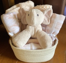 Addie Elephant Baby Gift Basket - $69.00
