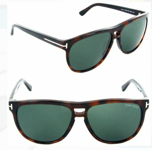 Primary image for Tom Ford LENNON Amber Havana / Green Sunglasses TF288 52F 57mm
