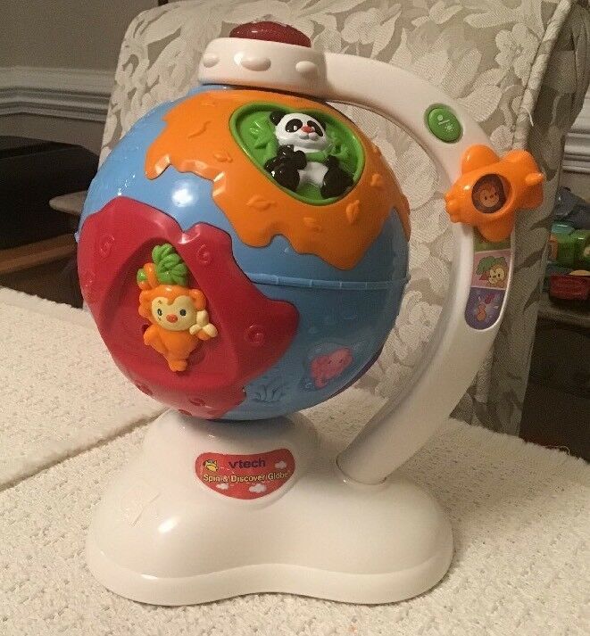 vtech spin and learn adventure globe