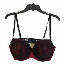 Hot topic balctte embro red push up bra w/ crosses - $34.65