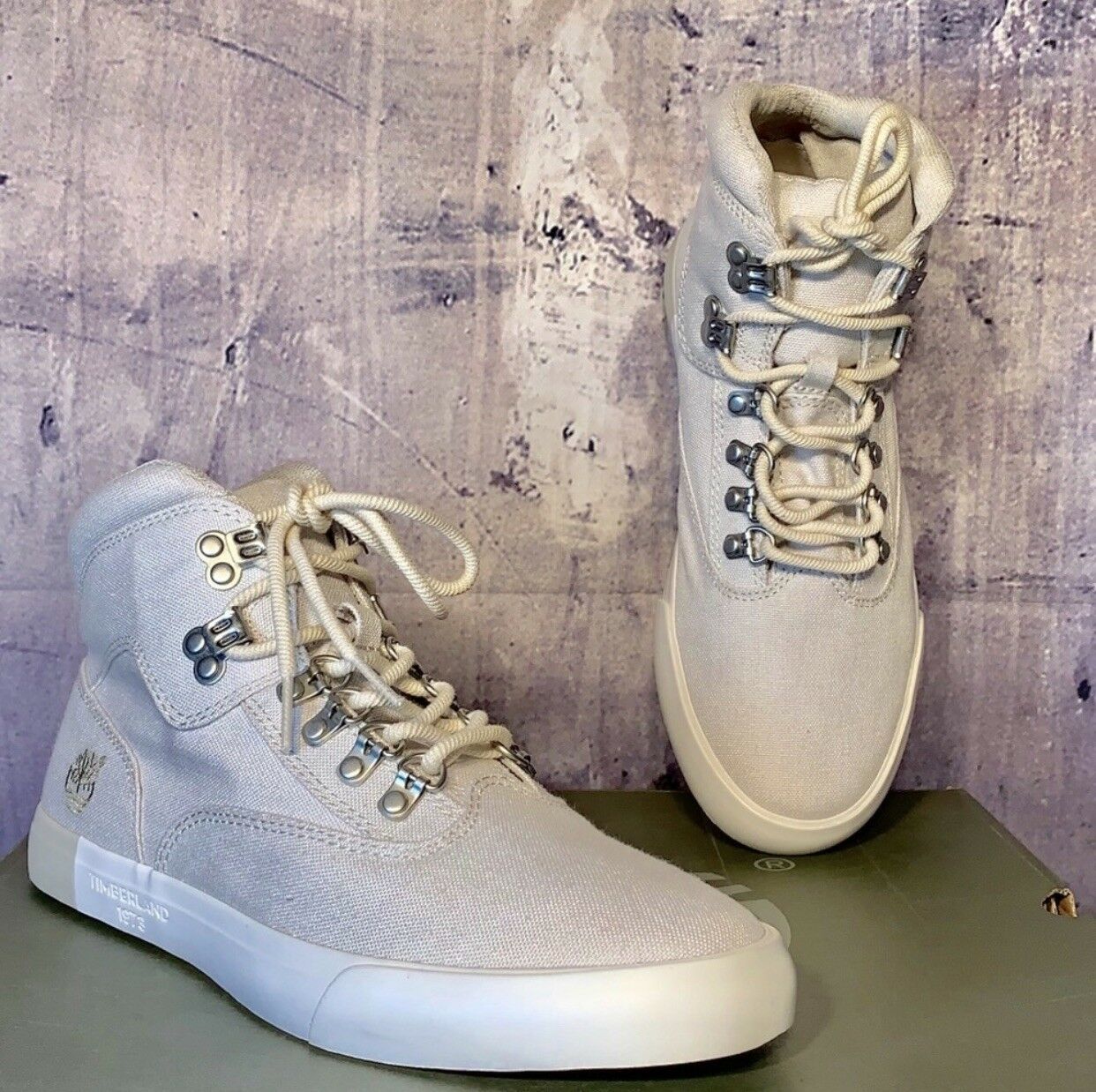 off white timberland men's
