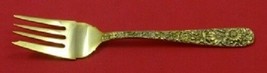 Repousse Gold By Kirk Sterling Silver Salad Fork 6 1/4" - $98.01