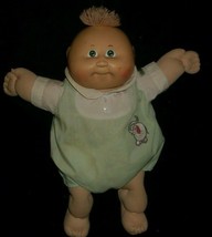 Vintage Cabbage Patch Kids Boy Blonde Patch Hair Stuffed Animal Plush Toy Doll B - $28.05