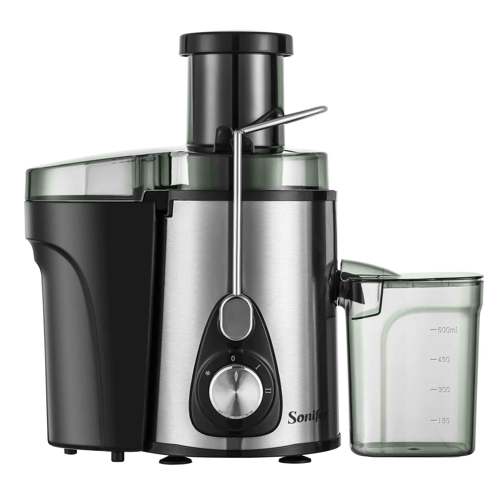 220V Stainless Steel Juicers 2 Speed Electric Juice Extractor Fruit