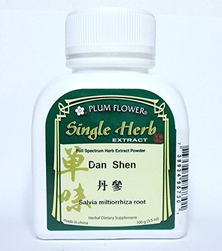Salvia Miltiorrhiza Root Herb Extract Powder / Dan Shen, 100g or 3.5oz