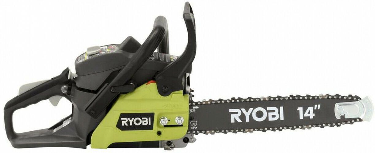 RYOBI Gas Chainsaw 14 in. 37cc 2Cycle AntiVibration Handle Automatic