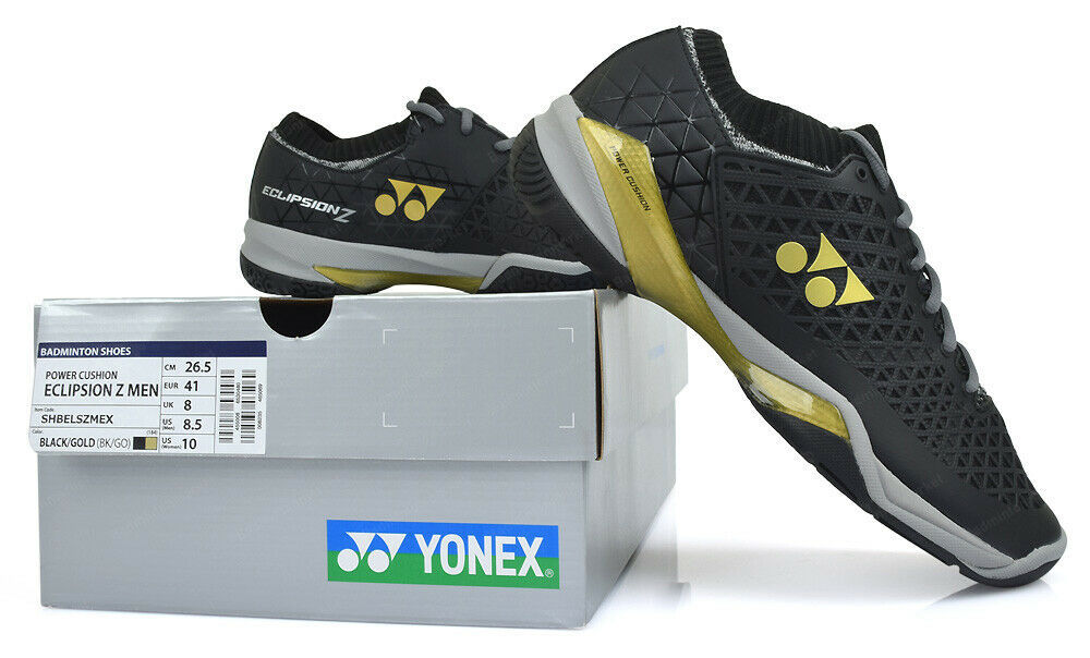Yonex Power Cushion Eclipsion Z Men's Badminton Shoes Black Gold SHB-ELSZMEX 
