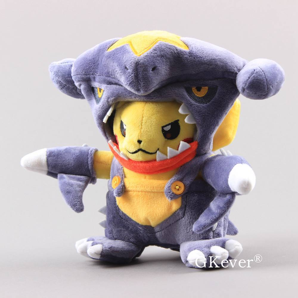 pikachu garchomp plush