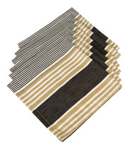 Cotton Napkins Granite Stripes 6/pack - $18.55